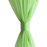 vidaXL Rideau fin Vert pomme 140x175 cm 2 Pièces