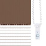 vidaXL Store zèbre marron 50x200 cm largeur du tissu 45 9 cm polyester