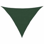 vidaXL Voile d'ombrage 160 g/m² Vert foncé 2 5x2 5x3 5 m PEHD