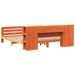 vidaXL Cadre de lit sans matelas cire marron 180x200cm bois pin massif