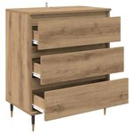 vidaXL Buffet Chêne artisanal 60 x 35 x 70 cm Bois d'ingénierie
