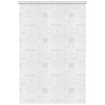 vidaXL Store roulant de douche 160x240 cm Éclaboussures