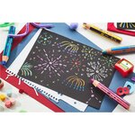 Crayon multi-talents woody 3 in 1 duo - jaune-violet STABILO