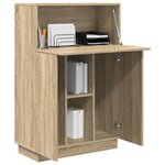 vidaXL Bureau Chêne Sonoma 71.5 x 31.5 x 106.5 cm Bois d'ingénierie