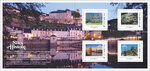 Collector 4 timbres - Les sites d'Histoire - Nouvelle Aquitaine - Lettre Verte