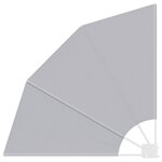 vidaXL Écran de confidentialité pour balcon Gris 115 x 115 cm tissu