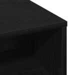 Table basse vidaXL chêne noir 60x60x30 cm bois aggloméré
