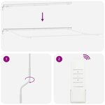 vidaXL Auvent rétractable automatique bordeaux 450x300 cm