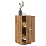 vidaXL Armoire d'apothicaire chêne artisanal bois d'ingénierie