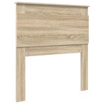 vidaXL Tête de lit Chêne Sonoma 80 cm Bois d'ingénierie