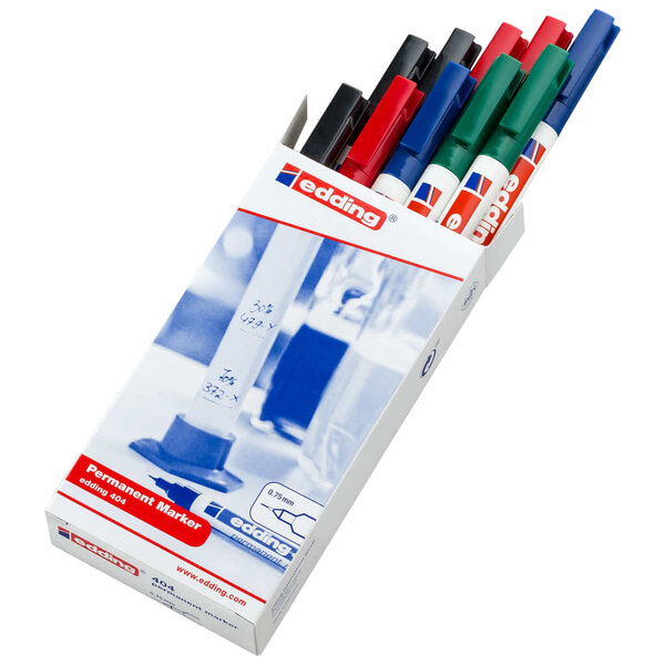 Edding marqueurs indélébiles 10 pièces multicolore 404