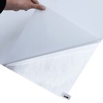 vidaXL Films pour fenêtre 3 Pièces statique dépoli blanc PVC