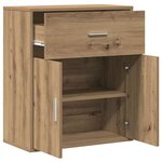 vidaXL Buffet chêne artisanal 60 x 31 x 70 cm Bois d'ingénierie