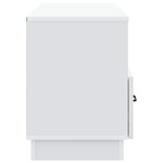 vidaXL Meuble TV Blanc 102 x 34 5 x 47 cm Bois d'ingénierie