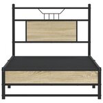 vidaXL Cadre de lit sans matelas chêne sonoma 90x200 cm