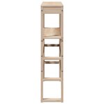 vidaXL Tête de lit avec étagères 100 cm bois massif de pin