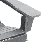 Chaises Adirondack vidaXL 2 Pièces Gris clair 74x82x90 cm HDPE