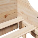 vidaXL Cadre de lit sans matelas 160x200 cm bois massif de pin