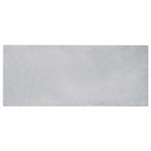 vidaXL Tapis en Fourrure Synthétique de Lapin Olite Gris 80 x 200 cm