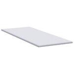 vidaXL Coussins de Matelas Blanc 80 x 200 cm