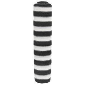 vidaXL Filet brise-vue anthracite et blanc 1 8x25 m PEHD 195 g/m²