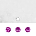 vidaXL Couverture végétale avec œillets 3x10 m PVC