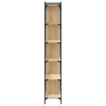 vidaXL Bibliothèque 6 niveaux chêne sonoma 76x32x192 cm