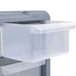 vidaXL Organisateurs multi-tiroirs avec 12 tiroirs 2 Pièces 26 5x16x26 cm