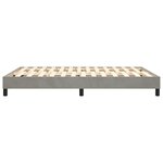 vidaXL Cadre de lit à ressorts gris clair 140x200 cm velours