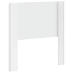 vidaXL Tête de lit Blanc brillant Bois d'ingénierie