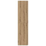 vidaXL Buffet haut en chêne artisanal 40x42 5x185 cm en bois d'ingénierie