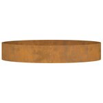 vidaXL Anneau de jardinière 5 Pièces Marron 120 x 120 x 20 cm