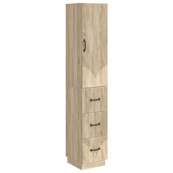 vidaXL Ensemble de Meubles 2 Pièces Chêne Sonoma 33 x 34 5 x 87 cm