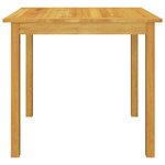 vidaXL Ensemble à manger de jardin 3 Pièces Noir