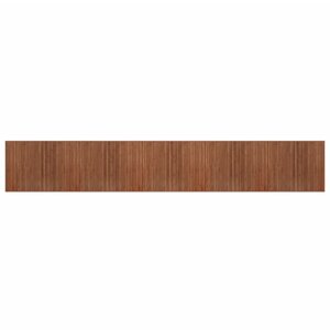 vidaXL Tapis rectangulaire marron 80x1000 cm bambou