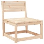 vidaXL Canapé de jardin avec coussins bois de pin solide