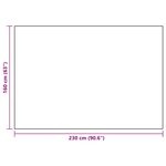 vidaXL Tapis d'extérieur ARAKIL Noir 160x230 cm PP