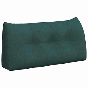 vidaXL Coussin de Dos Vert foncé 100 x 24 x 50 cm tissu