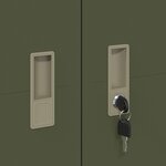 vidaXL Armoire de rangement 2 Pièces Vert olive 80 x 40 x 200 cm Acier