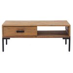 vidaXL Table basse 90x50x35 cm Bois de pin massif