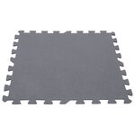Intex Protecteur de sol rembourré verrouillable 8Pièces 50x50x0 5cm 1 9m²