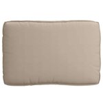 vidaXL Set de coussins de palette 3 Pièces Taupe Tissu Oxford