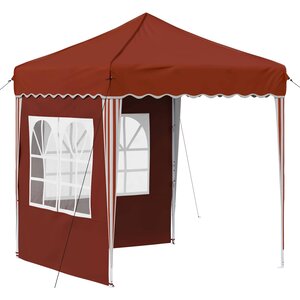 vidaXL Tente de fête pop-up 195 x 195 x 245 cm Terre cuite
