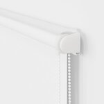 vidaXL Store enrouleur de douche avec cassette largeur du tissu 116 cm