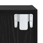 vidaXL Ensemble de meubles TV 3 Pièces Chêne noir 37 x 37 x 142.5 cm