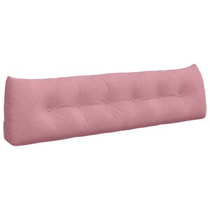 vidaXL Coussin de Dos Rose 180 x 24 x 50 cm Velours