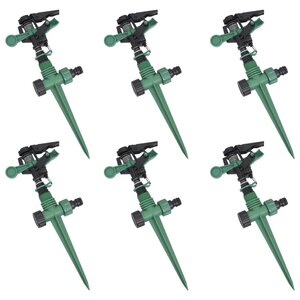 vidaXL Arroseurs à impulsion de jardin 6 Pièces