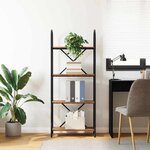 vidaXL Étagère Bois ancien 60 x 30 x 146 cm Bois d'ingénierie