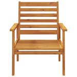 vidaXL Fauteuil de jardin lot de 2 66 5x65x81 cm bois massif d'acacia