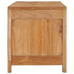 vidaXL Meuble TV 100x30x35 cm bois de teck massif
